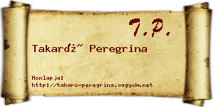 Takaró Peregrina névjegykártya
